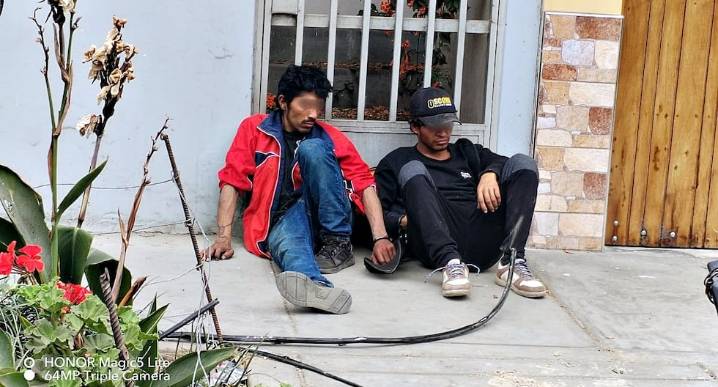 Trujillo: Intervienen a dos hombres acusados de robar cables de telefonía