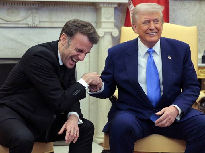 Emmanuel Macron phones Donald Trump after being stuck in NY traffic