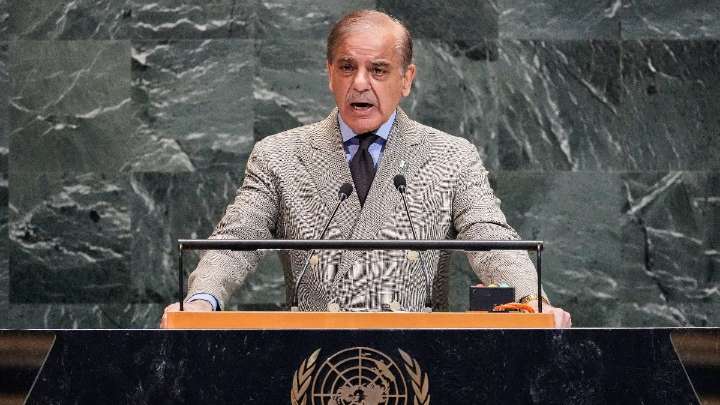 Shehbaz Sharif raises Indus Waters Treaty at UN, no mention of anti