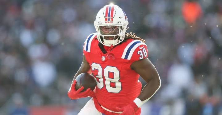 Patriots back Rhamondre Stevenson after two-fumble performance: ‘We need him’