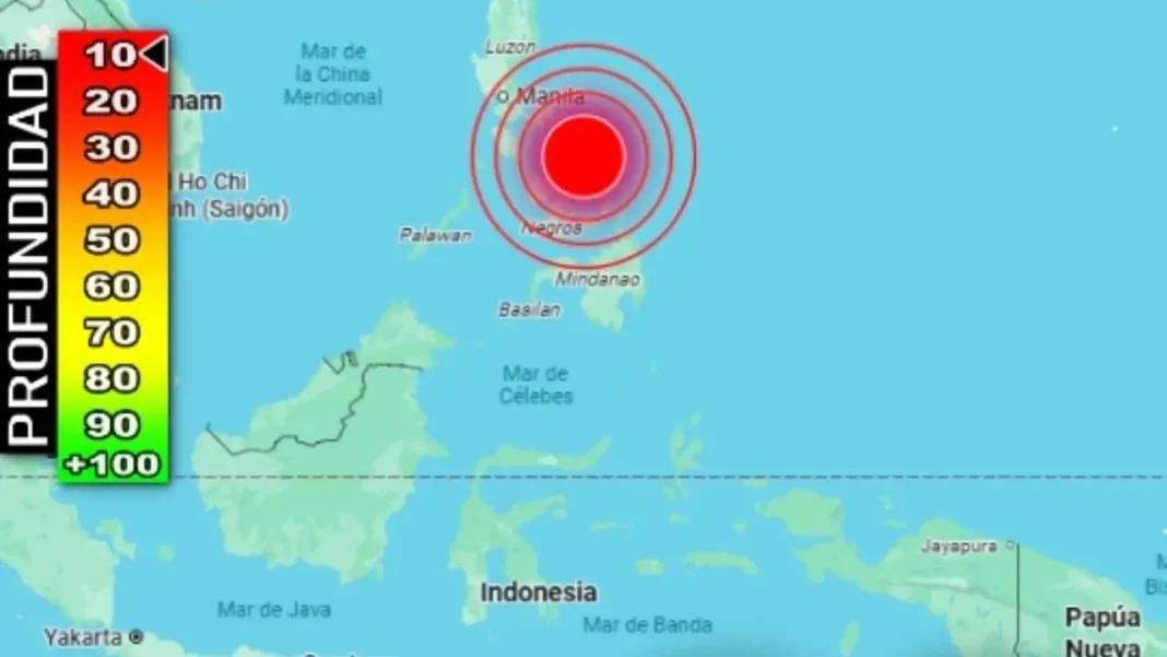 Alerta en Filipinas: Fuerte terremoto de magnitud 6,7 desata alarma de tsunami