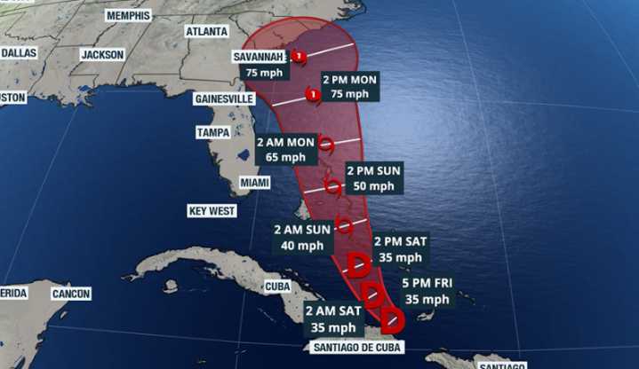 Potential Tropical Cyclone 9 expected to become Imelda over weekend