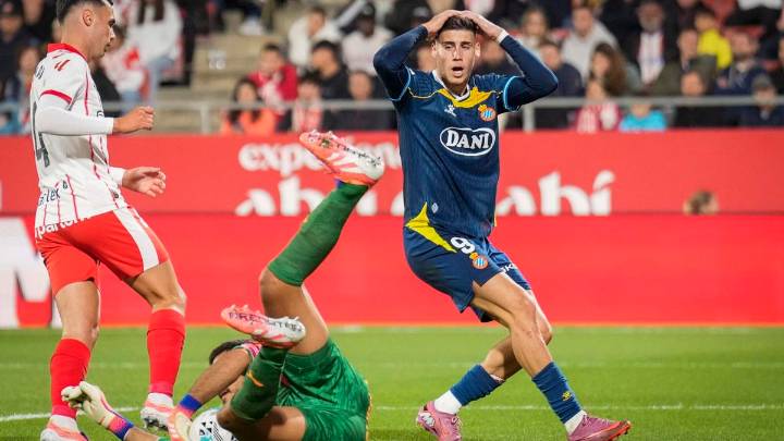 Reparto de puntos en el derbi entre Espanyol y Girona gracias a los porteros