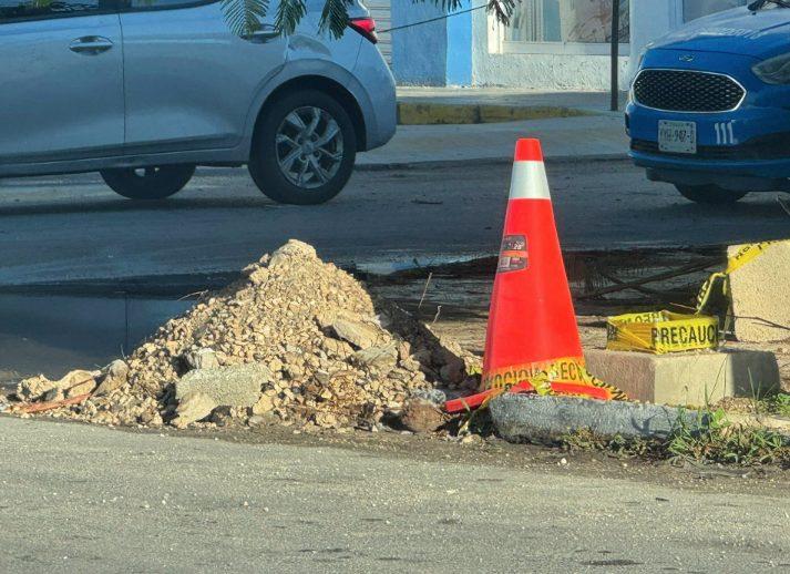 Progreso: denuncian peligro por calles con huecos y escombros