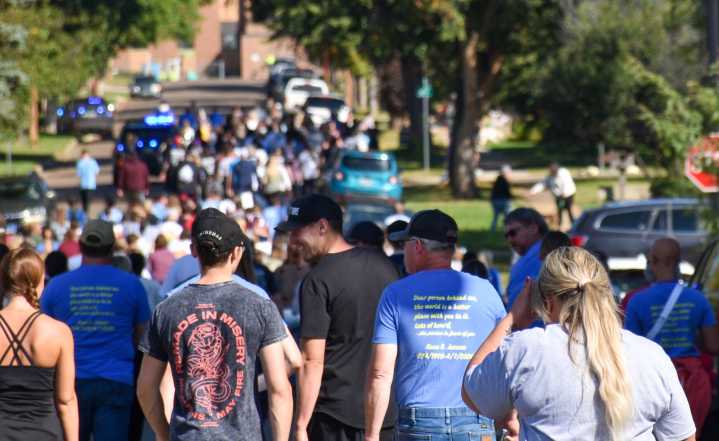 “It’s a good day:” hundreds attend annual suicide prevention walk
