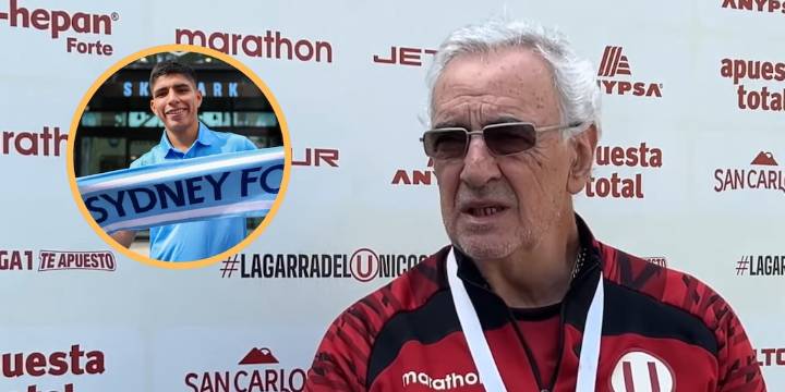 Jorge Fossati le dedicó mensaje a Piero Quispe tras su fichaje por Sydney FC: “Le va a dar algo diferente”