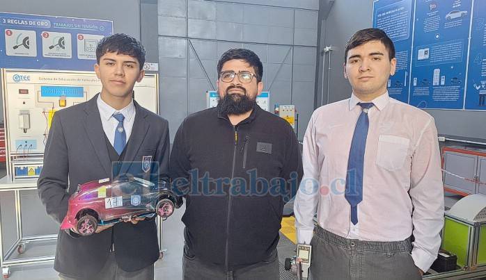 Estudiantes del Liceo Industrial obtuvieron el segundo lugar en torneo de autos eléctricos