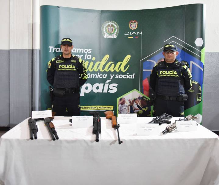 Incautan arsenal de armas traumáticas y munición ilegal en Bogotá