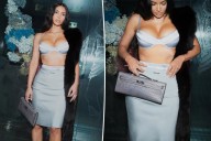 Kim Kardashian rocks silk bra and skirt in Italy getaway photos