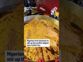 Nigerian chef attempts to stir up the world's largest pot of jollof rice