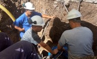 ABSA realiza trabajos de reparación sobre un acueducto dañado por terceros