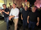 Alfredo Cornejo festejó en Corrientes el triunfo de Juan Pablo Valdés
