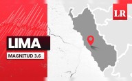 Temblor de magnitud 3,6 se sintió en Lima hoy, según IGP