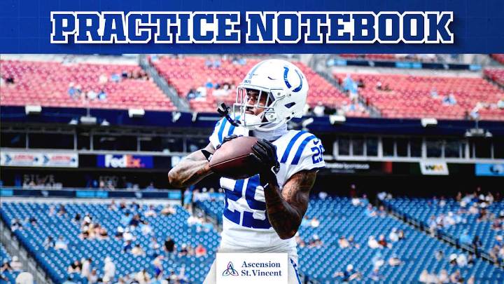 Practice Notebook: Next man up mentality continues for Colts' cornerback room