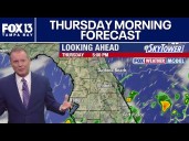 Tampa weather | Thursday morning forecast