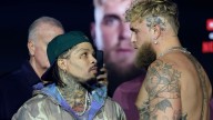Boxing fans stunned at 'INSANE' size difference between Jake Paul and Gervonta Davis as they clash at press conference