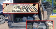 Camioneta de guerra abandonada: Aseguran vehículo blindado con torreta hidráulica y más de 1,900 cartuchos en Sinaloa