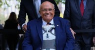 Rudy Giuliani Shows Up at Ground Zero in Body Brace
