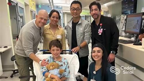 Young CA boy donates stem cells to save dad's life: 'He's my hero'