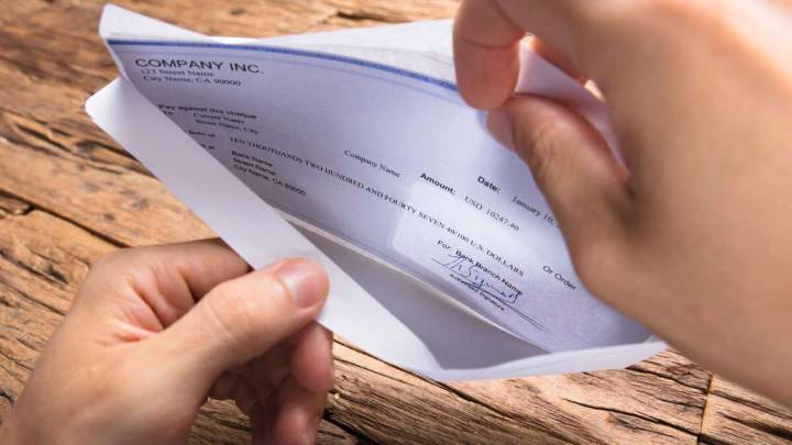 Brickbat: Checks in the Mail