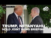LIVE: Donald Trump, Benjamin Netanyahu hold joints news conference