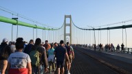 VIDEO: See the 67th annual Mackinac Bridge Walk in action