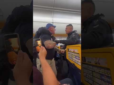 ‘Unruly’ Passengers Dragged Off Ryanair Flight After Midair Chaos Forces Diversion #shorts