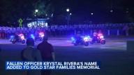 Fallen Chicago Police Department Officer Krystal Rivera enshrined on Gold Star Families Memorial wall; vigil honors slain cops
