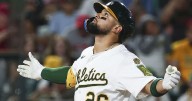 Kurtz hits 493-foot grand slam as Athletics beat Reds