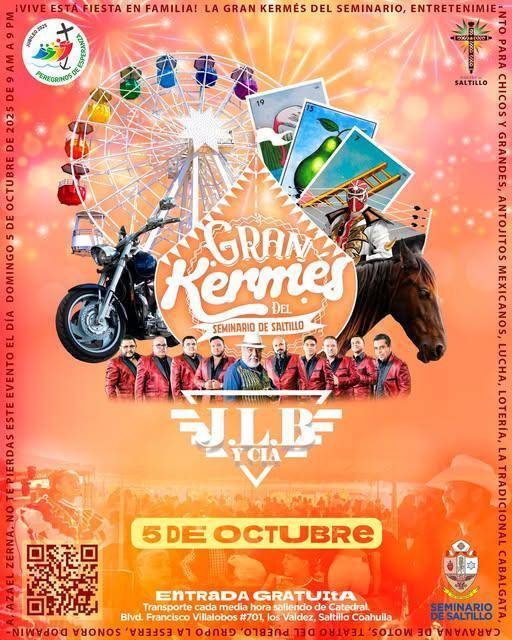 Descubre qué habrá en la kermés del Seminario de Saltillo: misas, cabalgata y diversión familiar