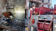 Incendio en un edificio abandonado de Av. Alsina: trabajaron más de dos horas para controlarlo