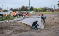 Municipio avanza con obras en el barrio Luis Vernet