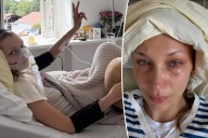 Bella Hadid posts alarming pics from hospital bed