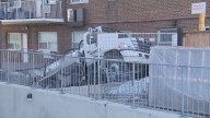 Sanitation truck saved after falling into sinkhole in Toronto