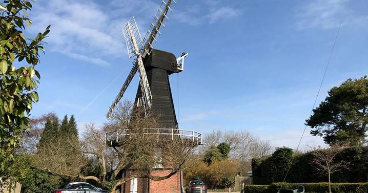 Historic Kent windmill brought back to life after £300k restoration