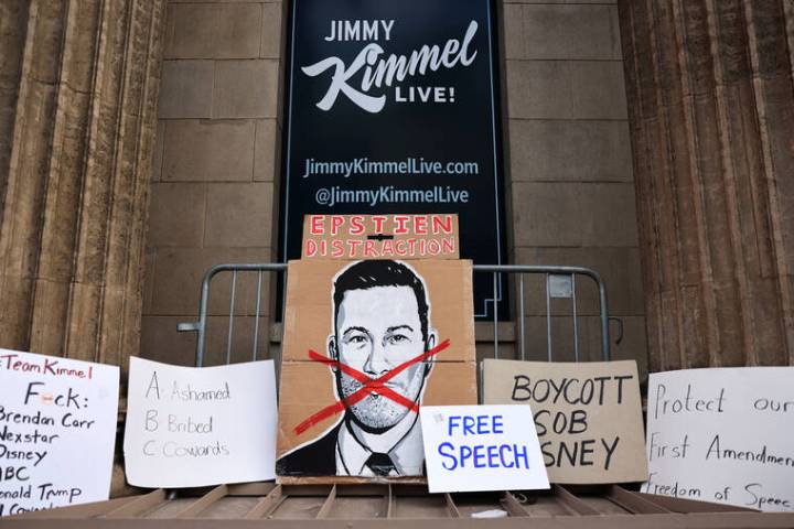 Trump applauds Jimmy Kimmel’s suspension and seeks to punish critical broadcasters