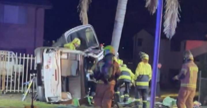 Sydney: Two men hospitalised after high-speed crash in Sydney