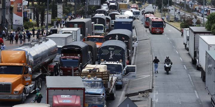 EN VIVO - Gremio de transportadores adelantan paro en Bogotá el 16 de septiembre