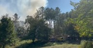 Un incendio en San Cristovo de Cea moviliza "moitos medios"