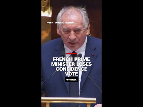 French prime minister loses confidence vote