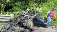Chocan tractocamión y auto en la México–Tuxpan; hay tres muertos, una es adolescente