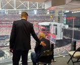 Donald Trump, presente en el multitudinario funeral de Charlie Kirk