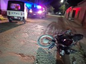 Motociclista en aparente estado de ebriedad choca contra mototaxi en Tizimín