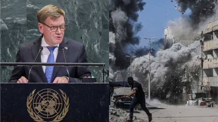 Alemania califica Gaza de "infierno en la Tierra" y pide solución de dos Estados ante ONU
