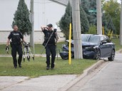 Windsor police investigating after two-car crash kills pedestrian