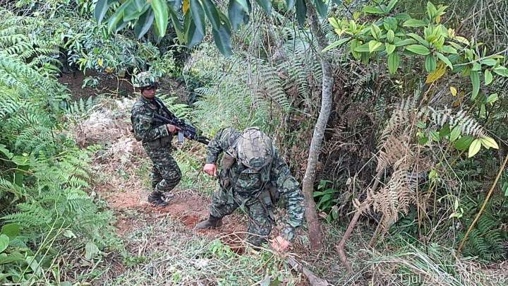 Dos militares perdieron la vida en combates con las disidencias de las Farc en Sucre, al sur del Cauca