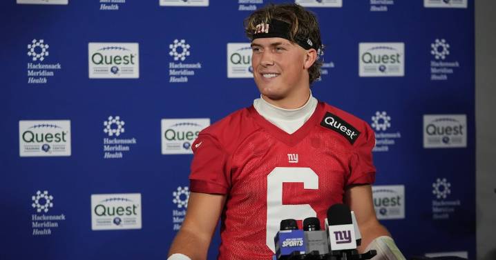 Jaxson Dart will make his first NFL start this Sunday
