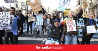 Marcha Los jubilados hicieron una nueva marcha en el Congreso