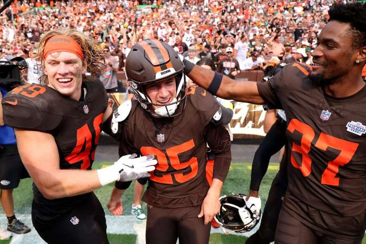 In Browns' year of transition, upset victory is perfect elixir for rookies, veterans alike