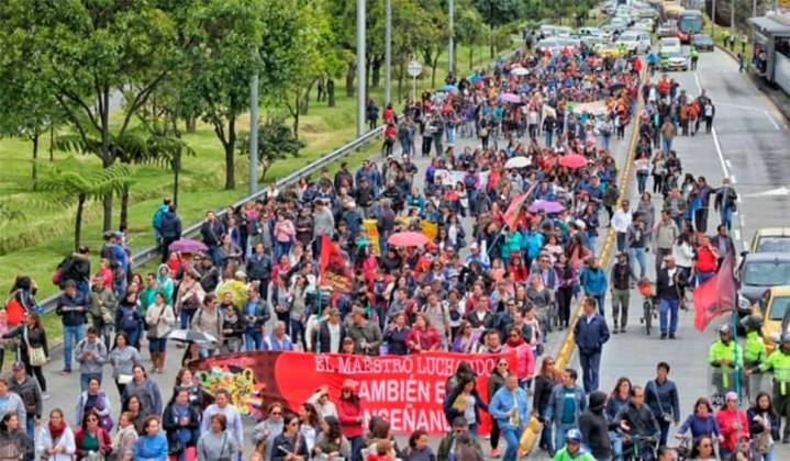 Paro de maestros en Risaralda, Caldas y Quindío: 72 horas de protesta por crisis en la salud del magisterio
